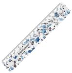 ErichKrause Frozen műanyag vonalzó - 15 cm - fehér virágos (FR-55893FEHER)