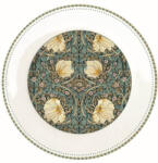 Easy Life William Morris porcelán lapostányér / desszertes - 19 cm - Pimpernel Black (VR-944WILB)