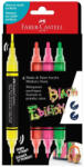 Faber-Castell Faber Castell Black Edition akrilmarker szett - kétvégű - NEON 4 szín (285505)