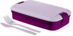 Keter Ételtartó, evőeszközzel, CURVER "Lunch&Go", lila (KHMU140)