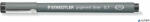 STAEDTLER Tusfilc, 0, 7 mm, STAEDTLER "Pigment Liner 308", fekete (308 07-9) - alter