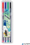 STAEDTLER Tűfilc készlet, 0, 3 mm, STAEDTLER "Triplus 334", 4 különböző szín (334 SB4) - alter