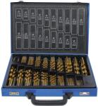 BGS technic Csigafúró Készlet Titán Ötvözött 1 - 10 mm 170 db HSS