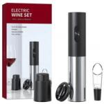 Verk Wine szett, 4in1 AKU, USB fekete és ezüst (36365)