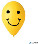  Léggömb, 30 cm, smiley, sárga (11-PRINTSARGASMIL) - alter