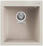 Elleci ELLECI- Mosogatótálca Quadra 102 47x50 Granitek 1m. G39 Bianco soft (LGQ10239) - webmuszaki