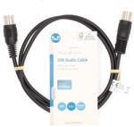 Nedis CAGL20000BK10 audio kábel 1 M DIN (5-pin) Fekete (CAGL20000BK10) - easy-shop