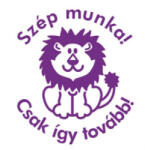 COLOP Bélyegző, motivációs, Szép munka! Csak így tovább! , 'N43-kék', lila (IC18034306) (IC18034306)