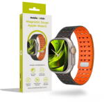 Mobile Origin Magnetic Strap, black/orange -AW Ultra 2/1(49mm)9/8/7(45mm)/6/SE/5/4(44mm)/3/2/1(42mm) (AWMS-01-BLK-ORG) - vexio