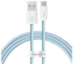 Baseus DYNAMIC adatkábel (USB - Type-C, 6A, 100W, gyorstöltő, 100cm, cipőfűző) VILÁGOSKÉK