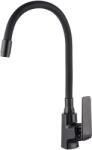 INVENA Ligaria baterie bucătărie pe picior negru BZ-39-004 (BZ39004)