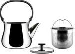 Alessi NF01 Cha Rozsdamentes Acél Teáskanna - 0, 9 L, Ezüst