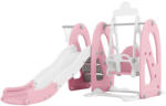  Gyerek csúszda hintával és kosárpalánkkal inSPORTline Nebelino rózsaszín
