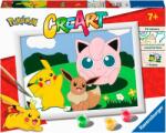 Ravensburger Set pictură după numere Ravensburger CreArt - Pokemon (23571)