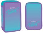 S-Cool Penar cu rechizite S. Cool - Good Vibes, 2 fermoare, 29 piese (SC2915) Penar