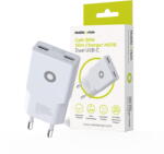 Mobile Origin Incarcator de retea Slim 2x USB-C PD 30W Alb (MO-GAN30W-MO18) - pcone
