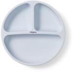 BabyOno BabyOno, Farfurita din silicon cu ventuza, albastru Set pentru masa bebelusi