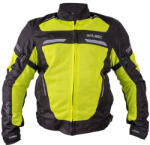  Nyári motoros kabát W-TEC Saigair Fluo Sárga-Fekete XXL bővített