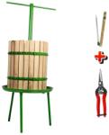SCULE365 Teasc 35L pentru zdrobit presa struguri, manual, vopsit electrostatic, profesional (MX954)