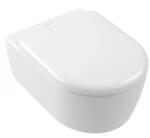 Villeroy & Boch Skyla wc csésze lassú záródású ülőkével függesztett dilettációs szivacs nélkül mély öblítéssel fehér fényes 5656CLR1 (5656CLR1)
