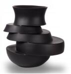 Estilo Home Váza 38x33x36 cm gyanta/matt fekete 5905623250571 (EH0033)