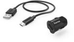 Hama Cablu USB-A Inclus 1x USB-A 5V/2.4A 12W Black (00086420) - pcone