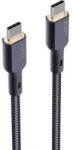 AUKEY Cablu alimentare si date Aukey, USB Type-C (T) la USB Type-C (T), 1.8m, 480 Mbps, 100W, braided, negru (LLTSN1041750)
