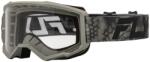 FLY Racing Focus motokrossz szemüveg szürke-fekete, átlátszó plexivel
