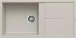 Elleci - Mosogatótálca Unico 480 100x50 Granitek egymedence + csepptálca G39 Bianco soft (MKLGU48039)