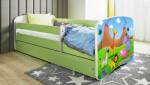 Kocot Kids Pat pentru copii cu barieră Ourbaby - Safari