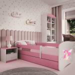 Kocot Kids Pat pentru copii cu barieră Ourbaby - Zâna Leonka