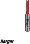 Berger 031402-0458 egyenes horonymaró, két lapkás keményfém, S8 - D6×H19 mm (031402-0458)
