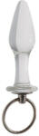 KINKgear Pointy Glass Plug - prémium üveg anális izgató 10 x 3 cm - szexvital