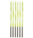  Zöld Candy Lime Green tortagyertya, gyertya szett 6 db-os (MLG171297) - sandori