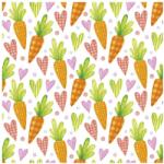  Húsvét Sweet Carrots szalvéta 20 db-os 33x33 cm (PKK765222) - sandori