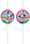  Disney Minnie Makes Me Smile papír szívószál, 4 db-os szett FSC (PNN97248) - sandori