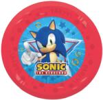  Sonic a sündisznó Sega micro prémium műanyag lapostányér 4 db-os szett 21 cm (PNN96757) - sandori