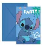  Disney Lilo és Stitch, A csillagkutya Angel party meghívó 6 db-os FSC (PNN96917) - sandori