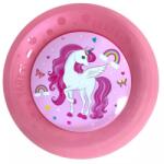 Unikornis Rainbow Colors micro prémium műanyag lapostányér 4 db-os szett 21 cm (PNN96748)