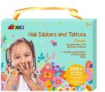 AVENIR Stickere pentru unghii si tatuaje - Flori (NA218207) - ookee