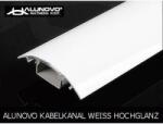 Alunovo Kábelcsatorna (H x Sz x Ma) 700 x 80 x 20 mm Fehér (fényes) Alunovo Tartalom: 1 db