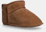 UGG csecsemő cipő velúrból BABY CLASSIC ULTRA MINI - barna 20.5