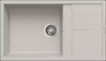 Elleci - Mosogatótálca Unico 410 86x50 Granitek egymedence + csepptálca G39 Bianco soft (LGU41039)