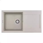 Elleci - Mosogatótálca Easy 290 78x43.5 Granitek egymedence + csepptálca G39 Bianco soft (LGY29039)