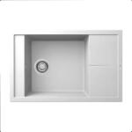 Elleci - Mosogatótálca Unico 305 78x50 Granitek egymedence + csepptálca G68 Bianco (LGU30568) - ellecimarkabolt