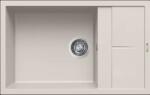 Elleci - Mosogatótálca Unico 310 78x50 Granitek egymedence + csepptálca G39 Bianco soft (LGU31039)
