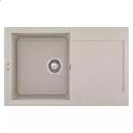 Elleci - Mosogatótálca Easy 300 79x50 Granitek egymedence + csepptálca G39 Bianco soft (LGY30039)