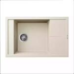 Elleci ELLECI- Mosogatótálca Unico 305 78x50 Granitek egymedence + csepptálca G62 Bianco Antico (LGU30562) - ellecimarkabolt