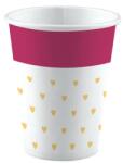  Szerelem Everyday Hearts papír pohár 8 db-os 250 ml (DPA990325066)