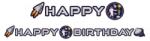  Űr Rocket Happy Birthday felirat 192 cm (DPA9914670)